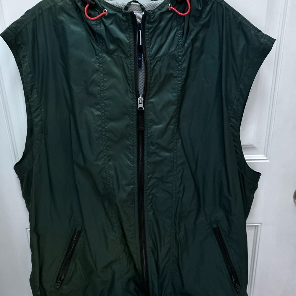 GAP Green Sporty Vest with Red Trim